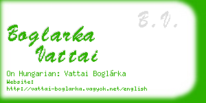 boglarka vattai business card